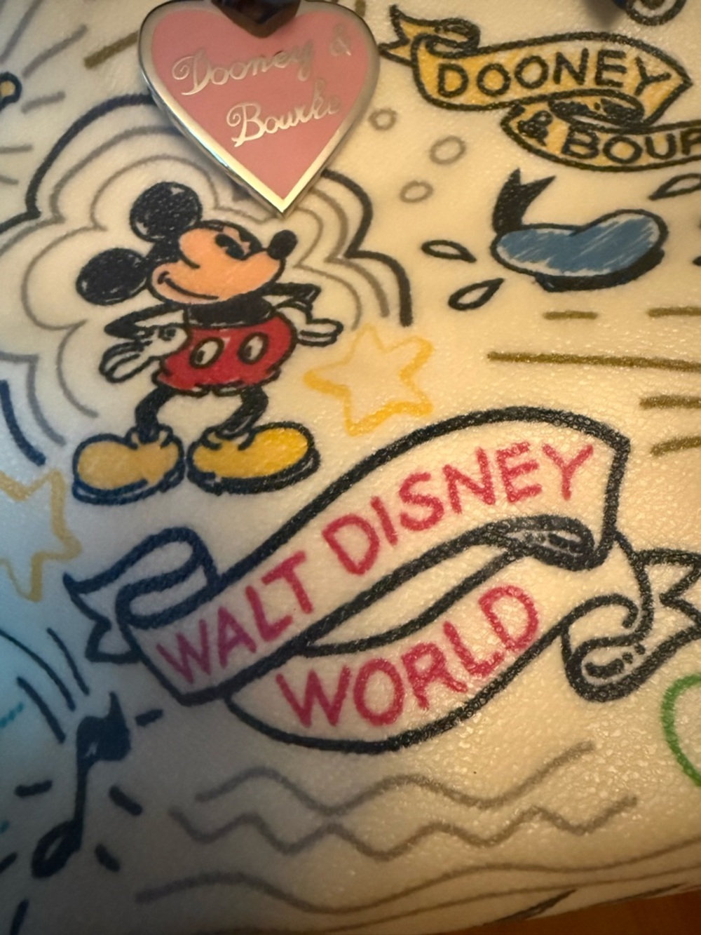 Dooney & Bourke Disney Parks "Sketch" Tote Bag, - Picture 8 of 13